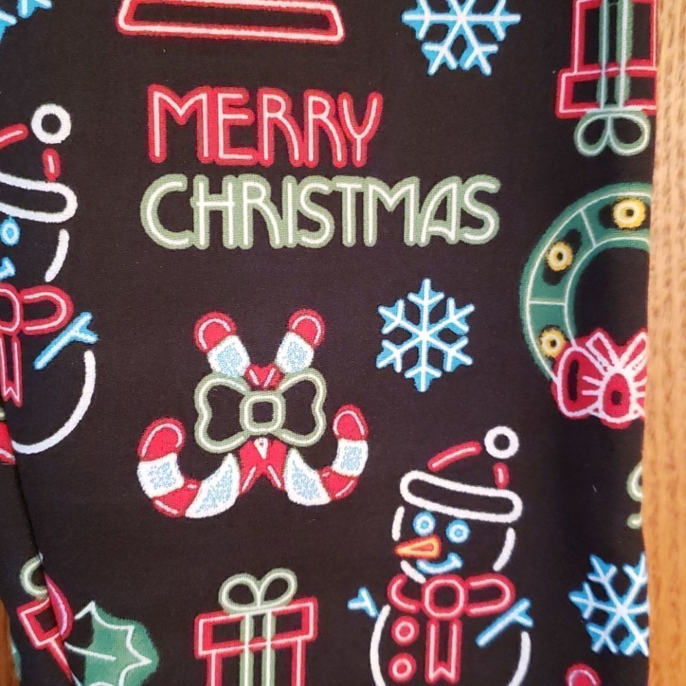 NWOT Christmas Lounge Pants/Leggings Jr Sz M